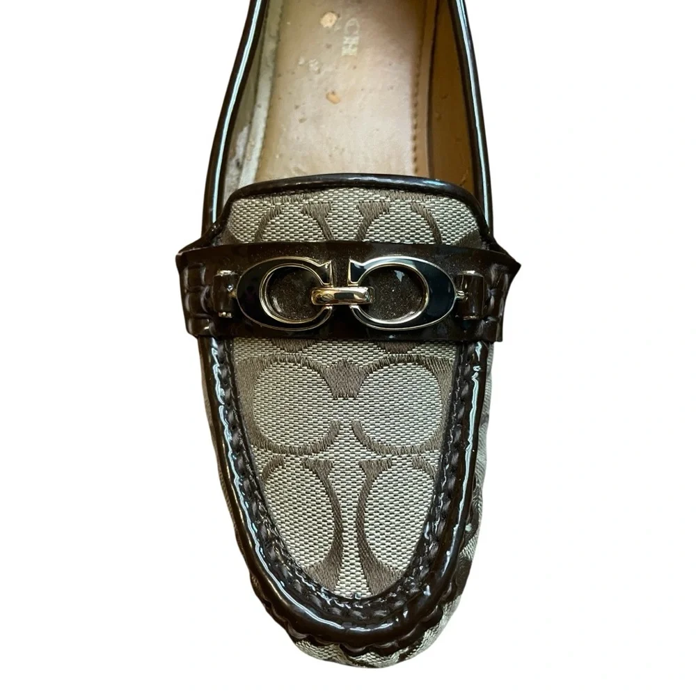 Coach Fortunata Signature C Jacquard Loafers - Picture 6 of 12